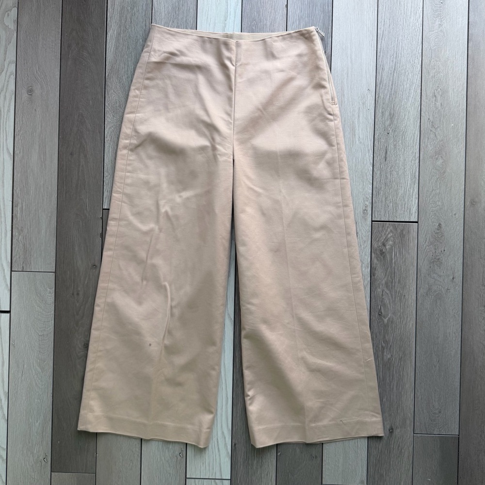 Ralph Lauren Beige Wide-Leg Pants